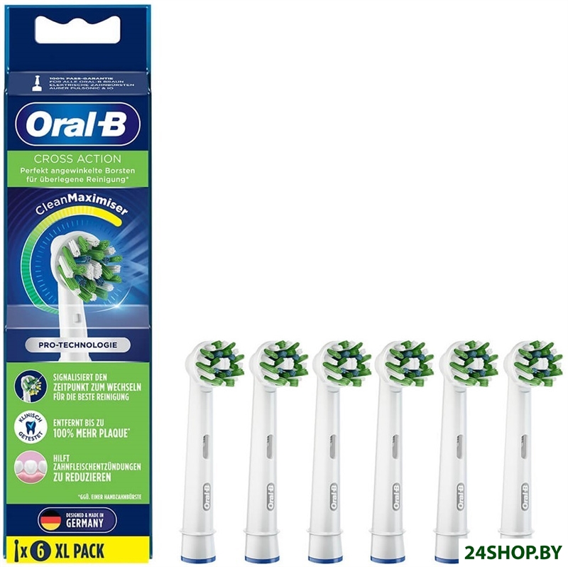 Сменная насадка Oral-B CrossAction EB50RB (6 шт) Сменная насадка Oral-B CrossAction EB50RB (6 шт)