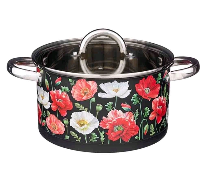 Кастрюля Agness Маки 916-305 Кастрюля Agness Маки 916-305