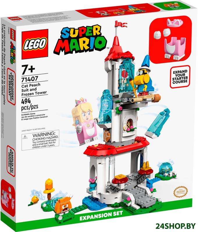Конструктор LEGO Super Mario 71407 Наряд Пич-кошки и Ледяная башня Конструктор LEGO Super Mario 71407 Наряд Пич-кошки и Ледяная башня