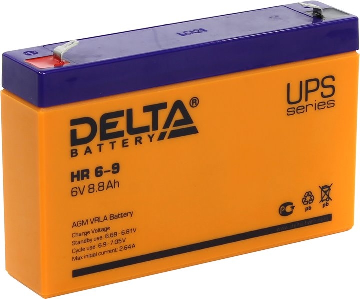 Аккумулятор для ИБП Delta HR 6-9 Аккумулятор для ИБП Delta HR 6-9