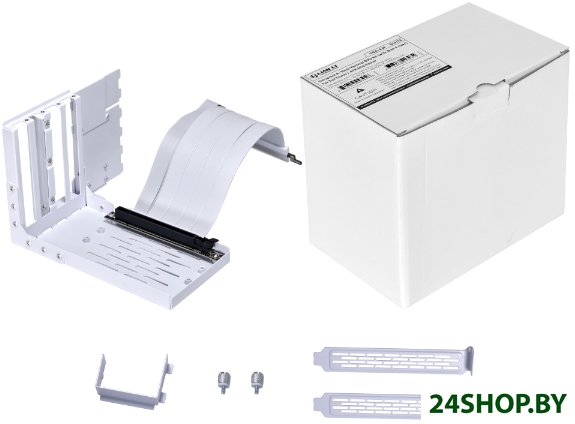 Райзер для вертикальной установки видеокарты Lian Li Universal 4-Slots Vertical GPU kit VG4-4-V2W Райзер для вертикальной установки видеокарты Lian Li Universal 4-Slots Vertical GPU kit VG4-4-V2W