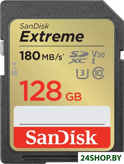 Карта памяти SanDisk Extreme SDXC SDSDXVA-128G-GNCIN 128GB Карта памяти SanDisk Extreme SDXC SDSDXVA-128G-GNCIN 128GB