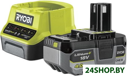 Аккумулятор с зарядным устройством Ryobi RC18120-140X 5133005091 (18В/4 Ah + 18В) Аккумулятор с зарядным устройством Ryobi RC18120-140X 5133005091 (18В/4 Ah + 18В)