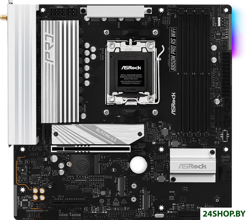 Материнская плата ASRock B850M Pro RS WiFi Материнская плата ASRock B850M Pro RS WiFi