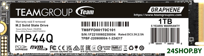 SSD Team MP44Q 1TB TM8FFD001T0C101 SSD Team MP44Q 1TB TM8FFD001T0C101