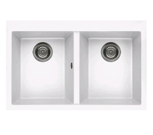 Кухонная мойка Elleci Quadra 350 White K96 Кухонная мойка Elleci Quadra 350 White K96