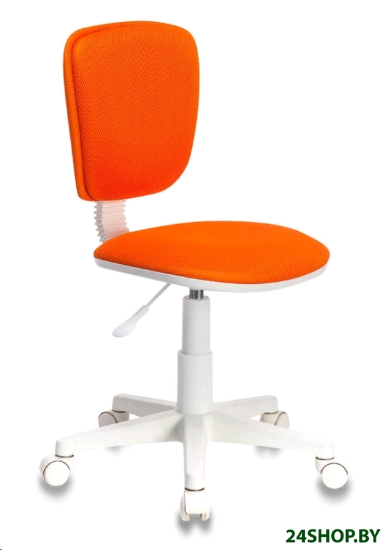 Кресло детское Бюрократ CH-W204NX/ORANGE (оранжевый TW-96-1/белый) Кресло детское Бюрократ CH-W204NX/ORANGE (оранжевый TW-96-1/белый)