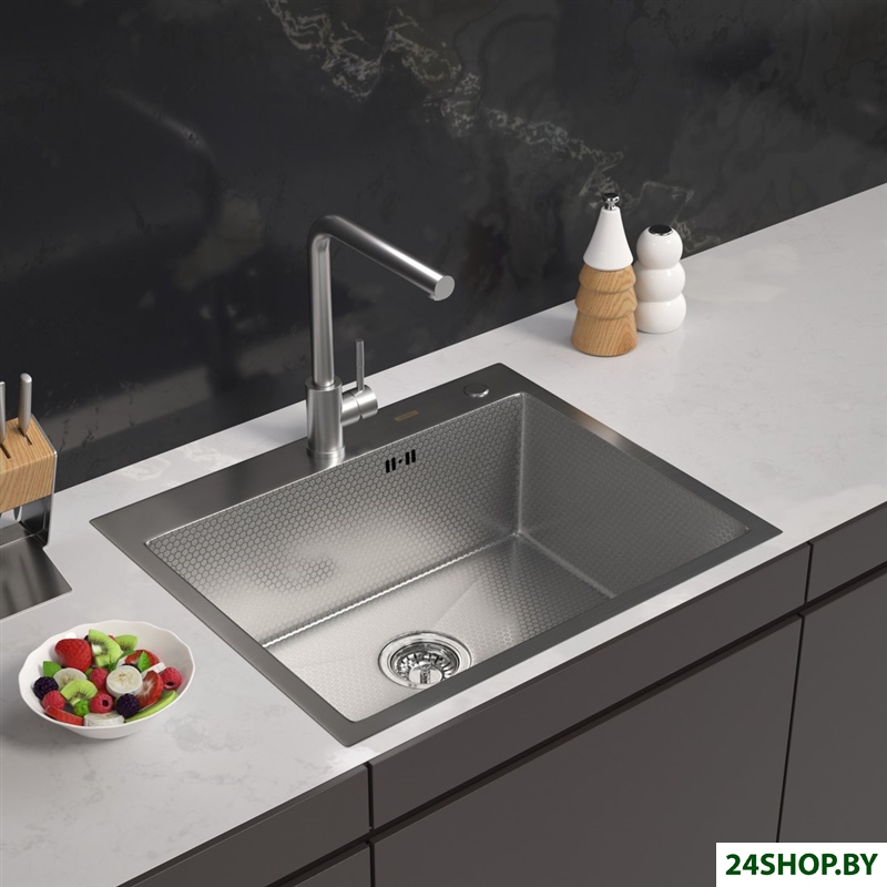 Кухонная мойка ARFEKA Eco AR 600*500 Satin Decor Кухонная мойка ARFEKA Eco AR 600*500 Satin Decor