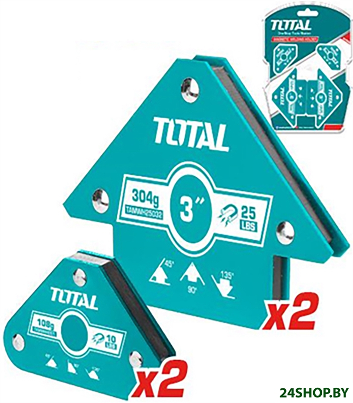 Уголок магнитный Total TAMWH4062 (4 шт) Уголок магнитный Total TAMWH4062 (4 шт)