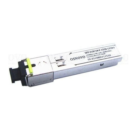 Модуль Osnovo SFP-S1SC18-F-1550-1310-I Модуль Osnovo SFP-S1SC18-F-1550-1310-I