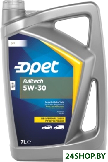 Моторное масло Opet Fulltech 5W30 7л Моторное масло Opet Fulltech 5W30 7л