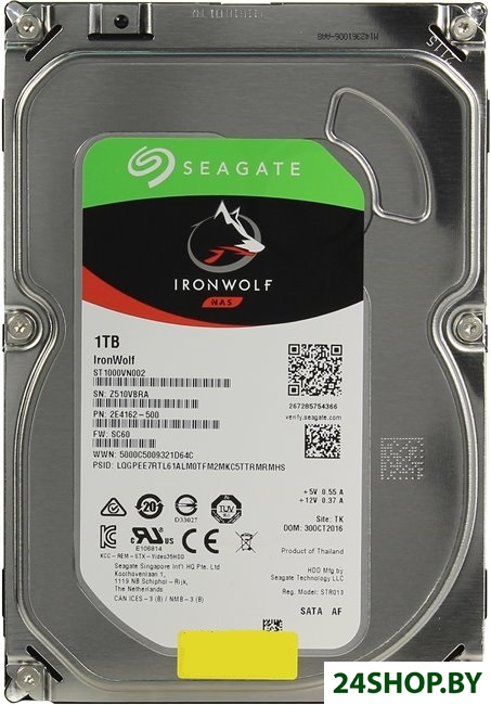Жесткий диск Seagate Original Ironwolf 1Tb (ST1000VN002) Жесткий диск Seagate Original Ironwolf 1Tb (ST1000VN002)