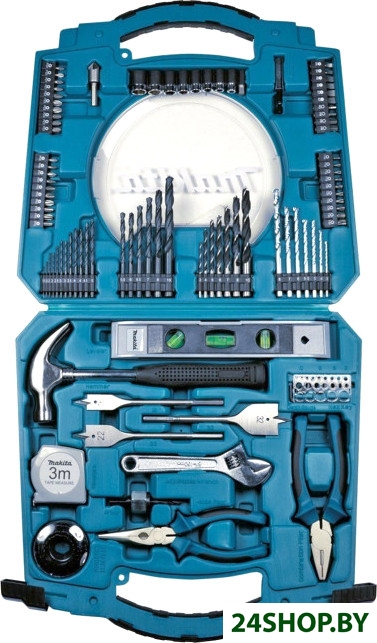 Набор домашнего мастера Makita D-42042 (103 предмета) Набор домашнего мастера Makita D-42042 (103 предмета)