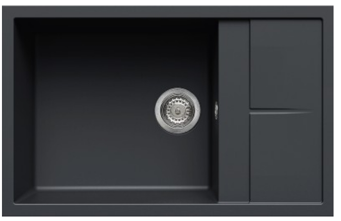 Кухонная мойка Elleci Unico 310 Full Black 40 Кухонная мойка Elleci Unico 310 Full Black 40