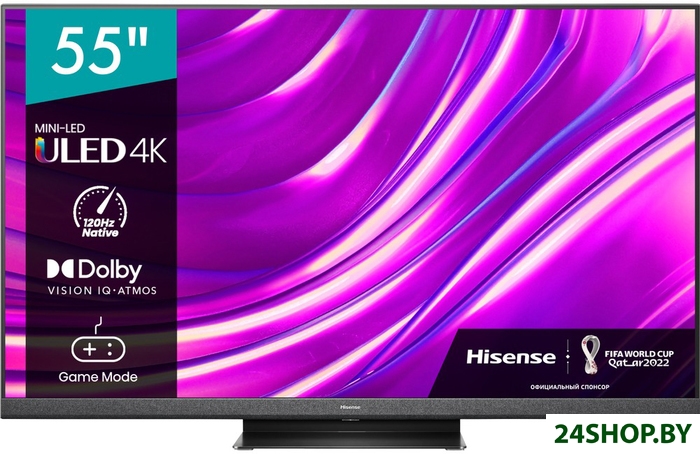 Телевизор Hisense 55U8HQ (темно-серый) Телевизор Hisense 55U8HQ (темно-серый)