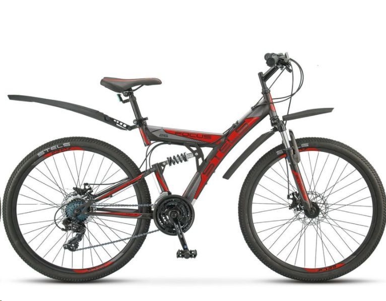 Велосипед STELS FOCUS MD 24 18-SP V010 (красный) Велосипед STELS FOCUS MD 24 18-SP V010 (красный)