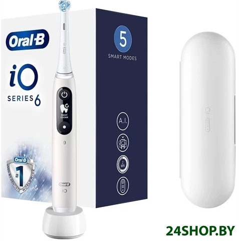 Электрическая зубная щетка Oral-B iO 6 (белый) Электрическая зубная щетка Oral-B iO 6 (белый)