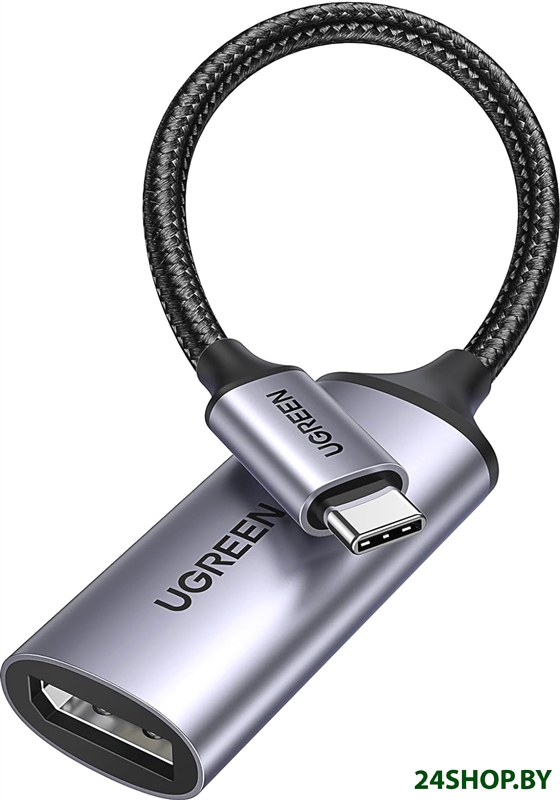 Адаптер Ugreen CM654 15575 DisplayPort - USB Type-C Адаптер Ugreen CM654 15575 DisplayPort - USB Type-C
