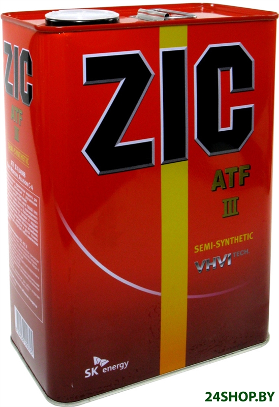 Трансмиссионное масло ZIC ATF III 4л Трансмиссионное масло ZIC ATF III 4л
