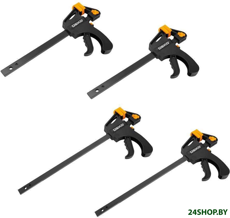 Набор струбцин Deko CLS150-300 (4 шт) Набор струбцин Deko CLS150-300 (4 шт)
