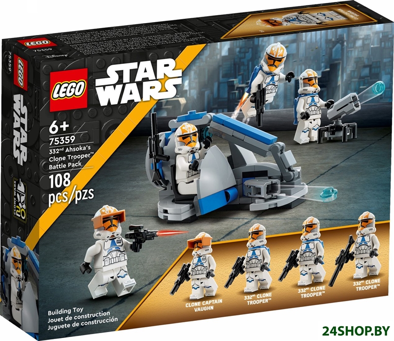 Конструктор LEGO Star Wars 75359 Боевой набор солдат-клонов 332-го полка Асоки Конструктор LEGO Star Wars 75359 Боевой набор солдат-клонов 332-го полка Асоки