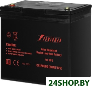 Аккумулятор для ИБП Powerman CA12500/UPS (12В/50 А·ч) Аккумулятор для ИБП Powerman CA12500/UPS (12В/50 А·ч)