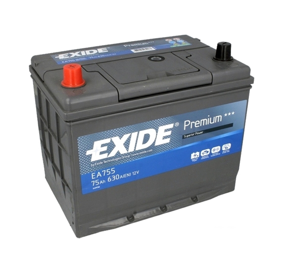Автомобильный аккумулятор Exide Premium EA755 (75 А/ч) Автомобильный аккумулятор Exide Premium EA755 (75 А/ч)