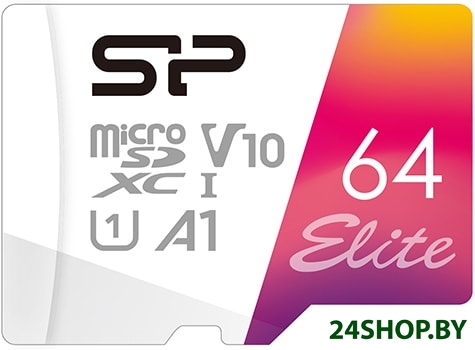 Флеш карта Silicon Power microSDXC 64Gb Class10 SP064GBSTXBV1V20SP Elite Флеш карта Silicon Power microSDXC 64Gb Class10 SP064GBSTXBV1V20SP Elite