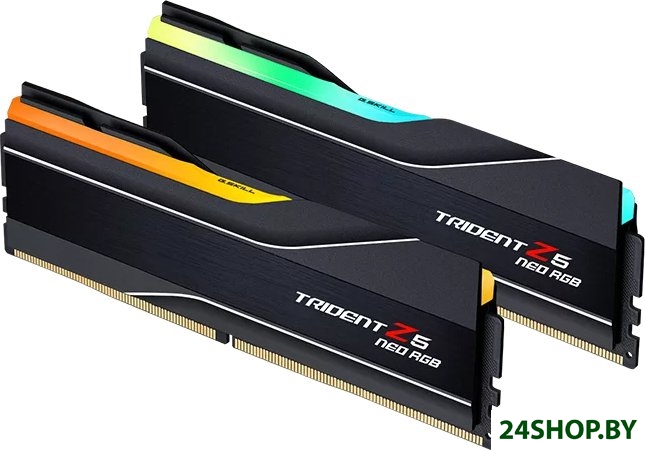 Оперативная память G.Skill Trident Z5 Neo RGB 2x32ГБ DDR5 6000 МГц F5-6000J2836G32GX2-TZ5NR Оперативная память G.Skill Trident Z5 Neo RGB 2x32ГБ DDR5 6000 МГц F5-6000J2836G32GX2-TZ5NR