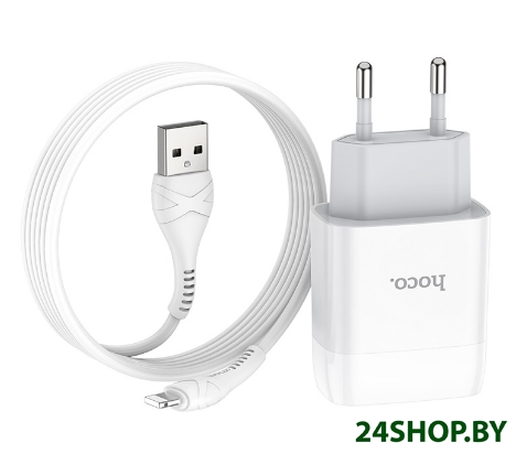 Зарядное устройство Hoco C72A Glorious Micro-USB (белый) Зарядное устройство Hoco C72A Glorious Micro-USB (белый)