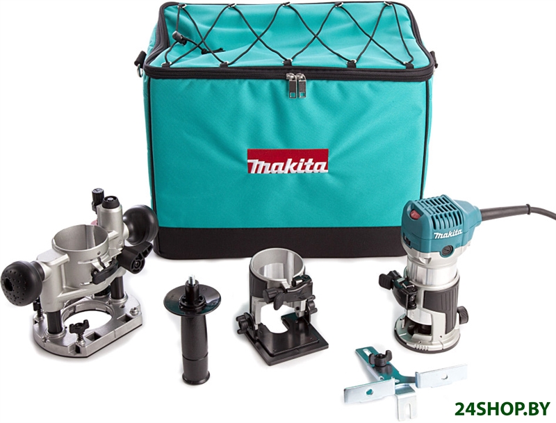 Кромочно-петельный фрезер Makita RT0702CX2 (с сумкой) Кромочно-петельный фрезер Makita RT0702CX2 (с сумкой)