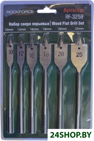 Набор сверл RockForce RF-3258 (6 предметов) Набор сверл RockForce RF-3258 (6 предметов)