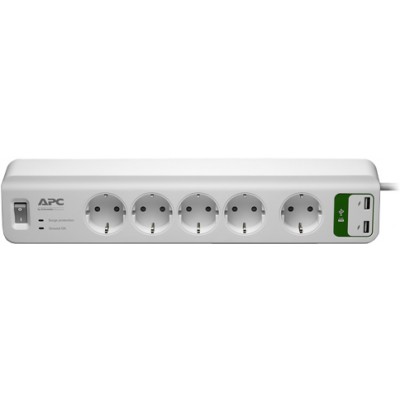 Сетевой фильтр APC Essential SurgeArrest 5 розеток, белый (PM5U-RS) Сетевой фильтр APC Essential SurgeArrest 5 розеток, белый (PM5U-RS)