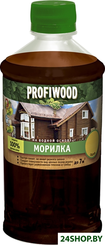 Морилка Profiwood на водной основе (светлый дуб, 0.5 л) Морилка Profiwood на водной основе (светлый дуб, 0.5 л)