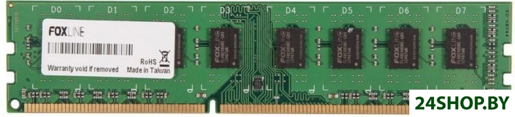 Оперативная память Foxline 8GB DDR3 PC3-12800 FL1600LE11/8 Оперативная память Foxline 8GB DDR3 PC3-12800 FL1600LE11/8