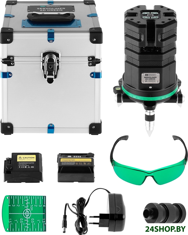 Лазерный нивелир ADA Instruments 6D Servoliner Green А00622 Лазерный нивелир ADA Instruments 6D Servoliner Green А00622