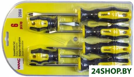 Набор отверток WMC Tools 2064 (6 предметов) Набор отверток WMC Tools 2064 (6 предметов)