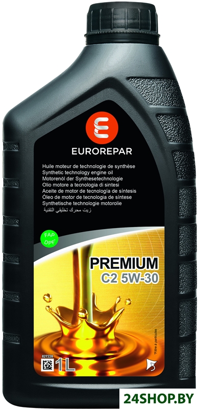 Моторное масло Eurorepar Premium C2 5W-30 1л Моторное масло Eurorepar Premium C2 5W-30 1л