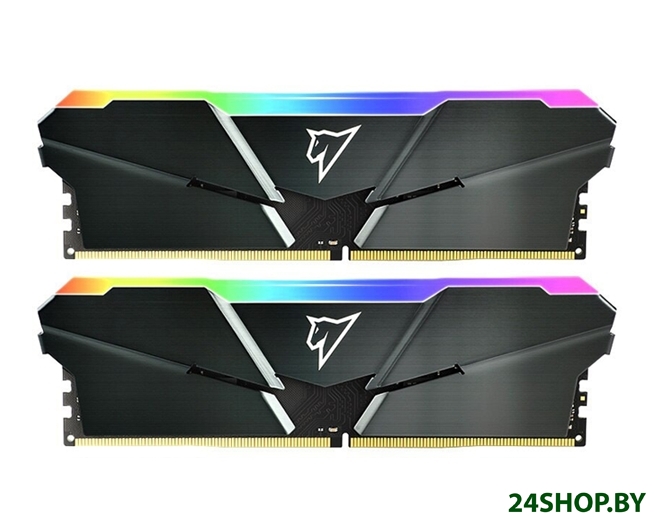 Оперативная память Netac Shadow RGB 2x8ГБ DDR4 3600 МГц NTSRD4P36DP-16E Оперативная память Netac Shadow RGB 2x8ГБ DDR4 3600 МГц NTSRD4P36DP-16E