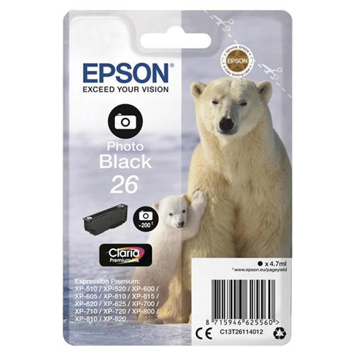 Картридж струйный EPSON C13T26114012 черный Картридж струйный EPSON C13T26114012 черный