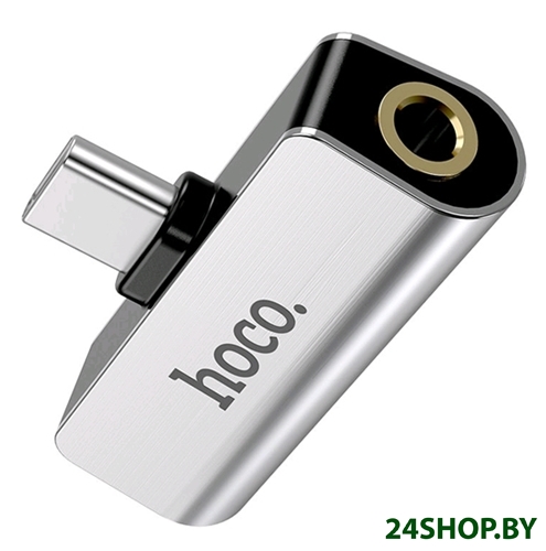 Адаптер Hoco LS26 USB Type-C (серебристый) Адаптер Hoco LS26 USB Type-C (серебристый)