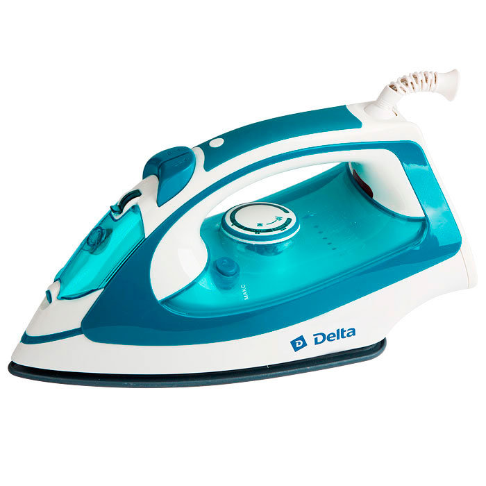 Утюг Delta DL-416 (белый/бирюзовый) Утюг Delta DL-416 (белый/бирюзовый)