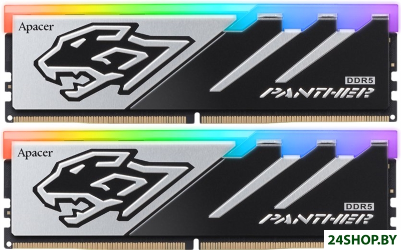 Оперативная память Apacer Panther RGB 2x32ГБ DDR5 6000 МГц AH5U64G60C6229BAA-2 Оперативная память Apacer Panther RGB 2x32ГБ DDR5 6000 МГц AH5U64G60C6229BAA-2