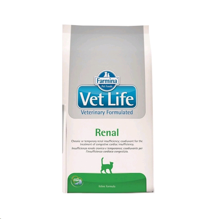 Сухой корм для кошек Farmina Vet Life Renal (2 кг) Сухой корм для кошек Farmina Vet Life Renal (2 кг)