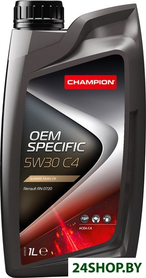 Моторное масло Champion OEM Specific C4 5W-30 1л Моторное масло Champion OEM Specific C4 5W-30 1л
