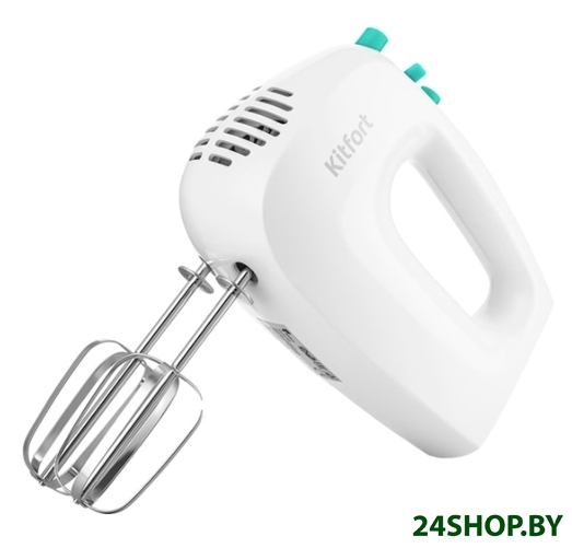 Миксер ручной KITFORT КТ-3071-3 (белый/бирюзовый) Миксер ручной KITFORT КТ-3071-3 (белый/бирюзовый)