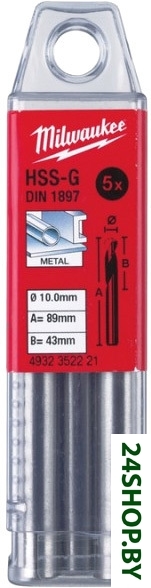Набор сверл Milwaukee 4932352216 (10 предметов) Набор сверл Milwaukee 4932352216 (10 предметов)