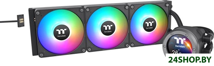 Система жидкостного охлаждения для процессора Thermaltake TH360 V2 Ultra EX ARGB CL-W415-PL12SW-A Система жидкостного охлаждения для процессора Thermaltake TH360 V2 Ultra EX ARGB CL-W415-PL12SW-A