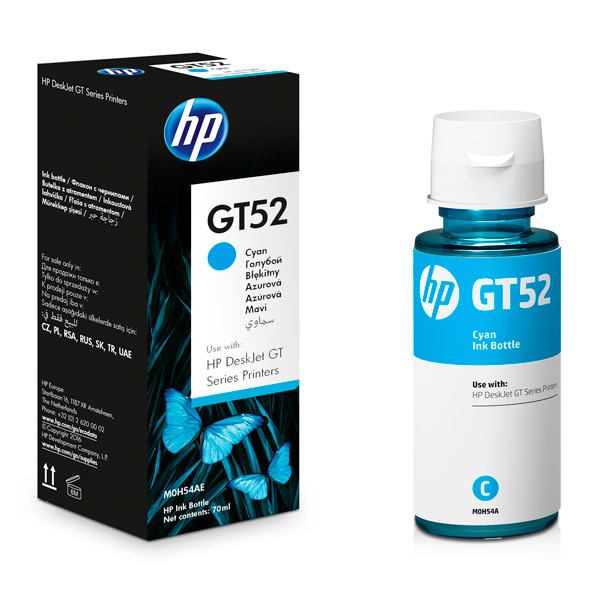 Чернильница HP GT52 M0H54AE Cyan Чернильница HP GT52 M0H54AE Cyan