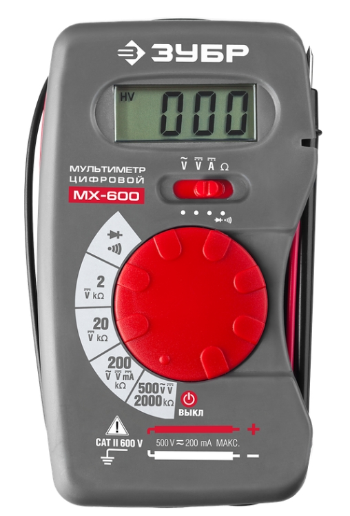 Мультиметр Зубр МХ-600 Мультиметр Зубр МХ-600